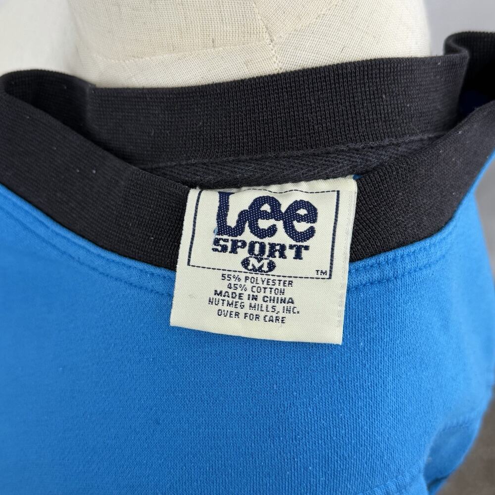Vintage Carolina Panthers Crewneck Sweatshirt Lee Sport NFL Blue 90s M - Picture 6 of 7